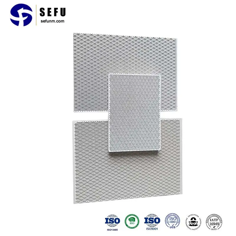 Gas Burner Plate Manufacturer Infrared Honeycomb Ceramic Tile for Stove/Heater