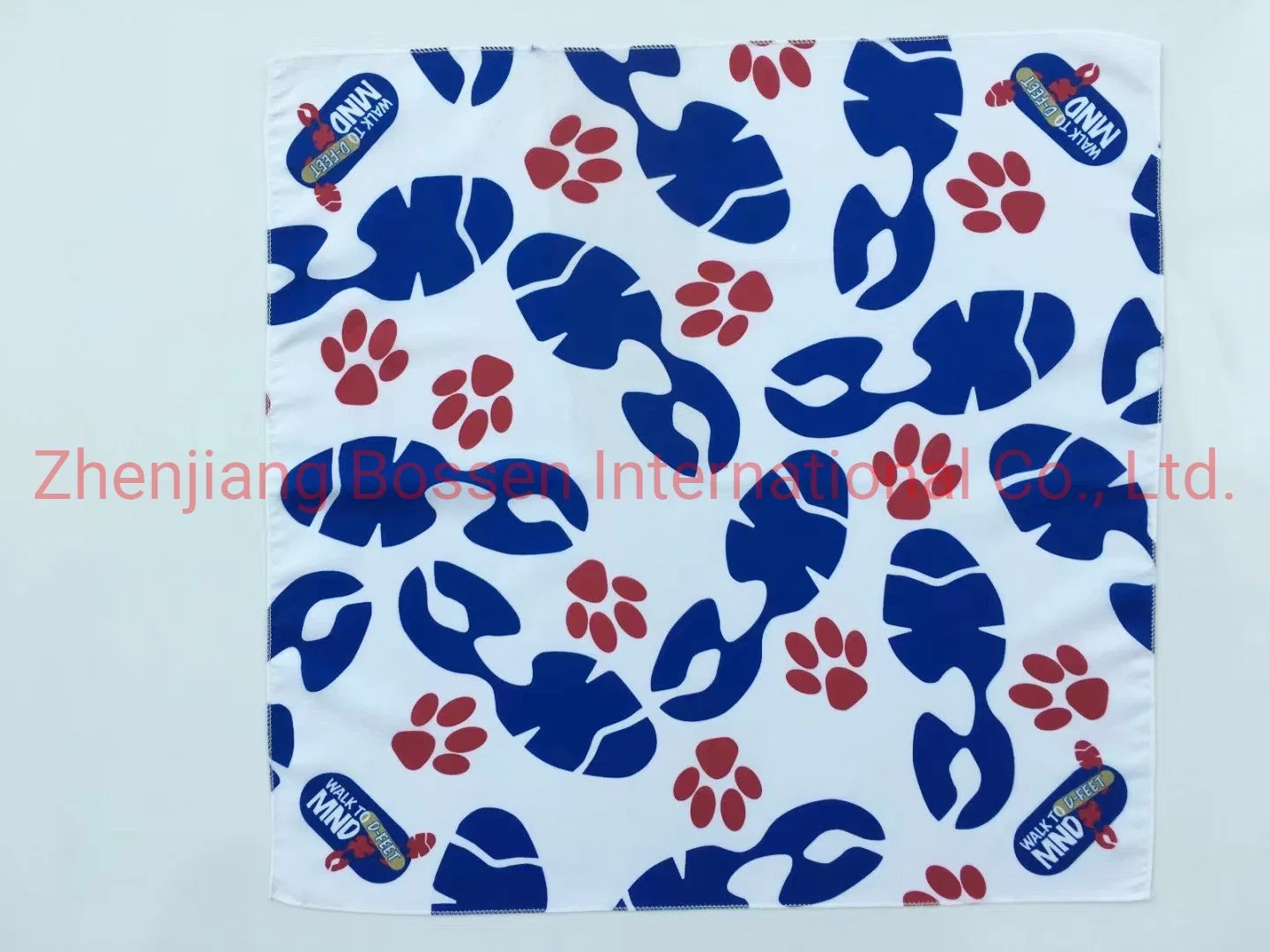 OEM Customized Design Full Over Print Promotional 22"*22" Cotton Headwear Scarf