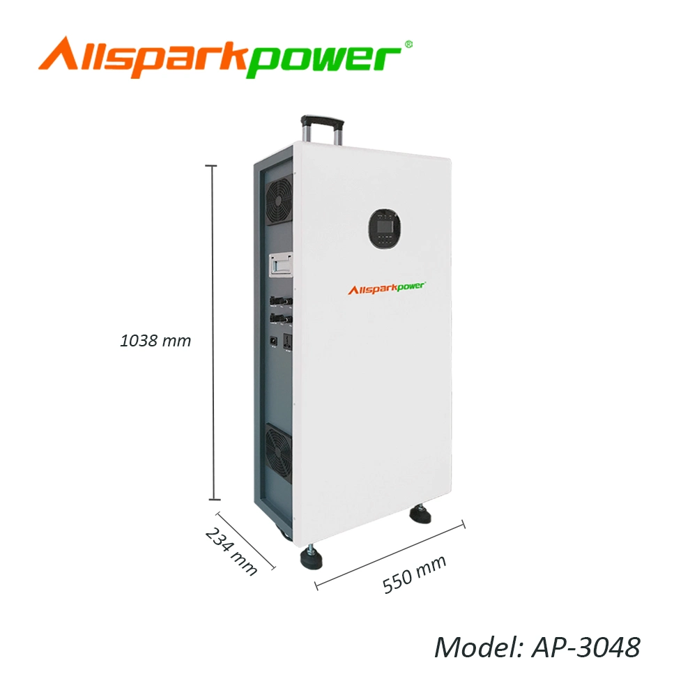 Allsparkpower tudo-em-um 3Kw Sistema de Energia Solar Portátil em casa com energia solar do Sistema de Aquecimento