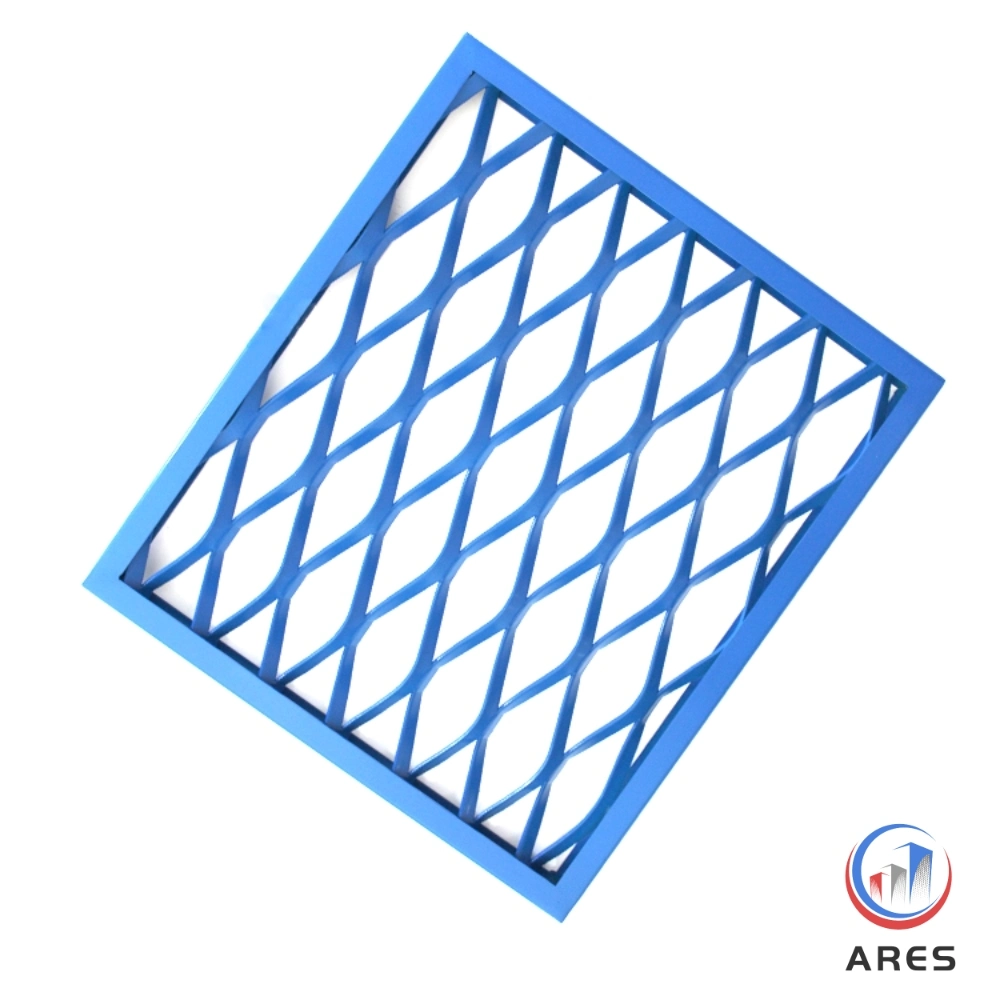 Wandpaneel Aus Hochwertigem Eisen Hexagonal Perforiert Dekorativ Erweitert Perforiert Bildschirm Metallplatte Aluminium Gitter Drahtgitter