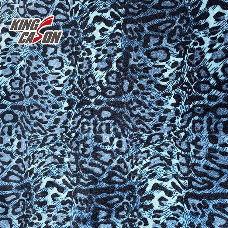 Kingcason Wholesale/Supplier Animal Pattern Single face imitation Super Soft Fabric Pour couverture à capuchon