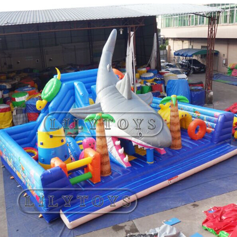 Les enfants du Parc Aquatique Bouncer gonflable diapositive pour la vente de terrain de jeu