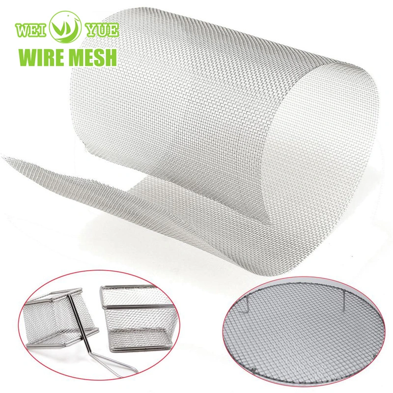 Food Grade 10 20 30 Mesh 300 400 Micron 304 316 Stainless Steel Sugar Filter Mesh Screen Fabric