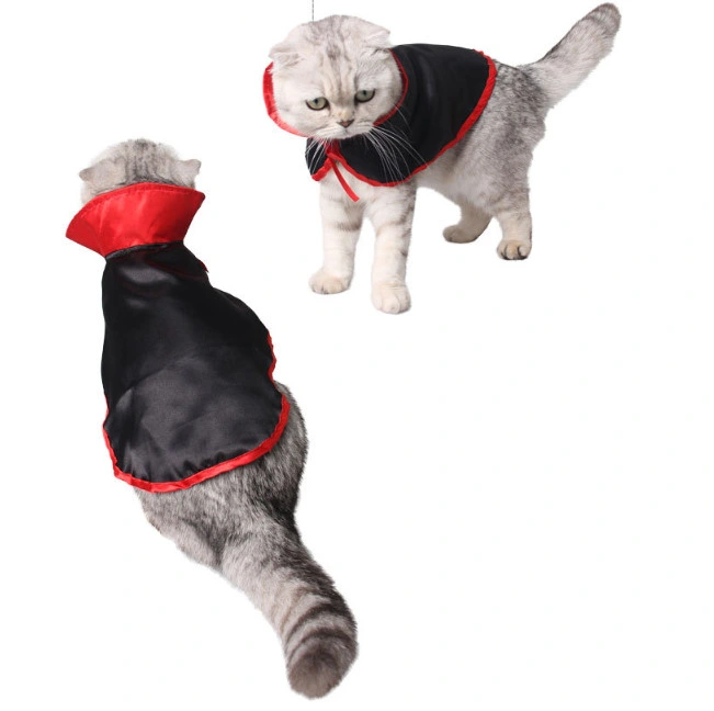 Designer Dogs Cosplay Vampire vêtements drôle Halloween costumes Doggie PET Ensemble de Noël en forme de manteau