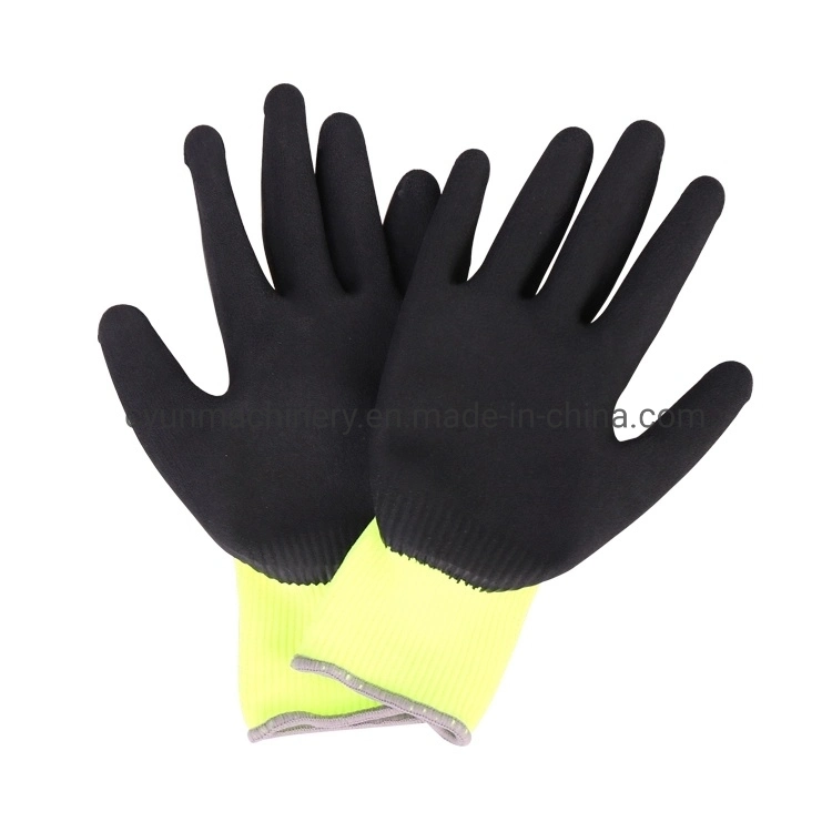 Cotton Hand Gloves Polyester Nitrile Coated Safety Work Gloves Garden Gloves