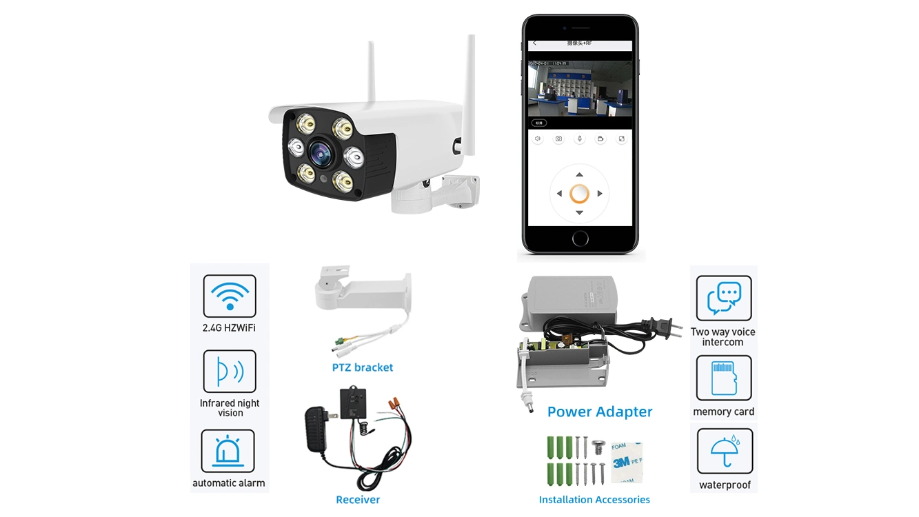 Cámaras CCTV Control remoto inalámbrico