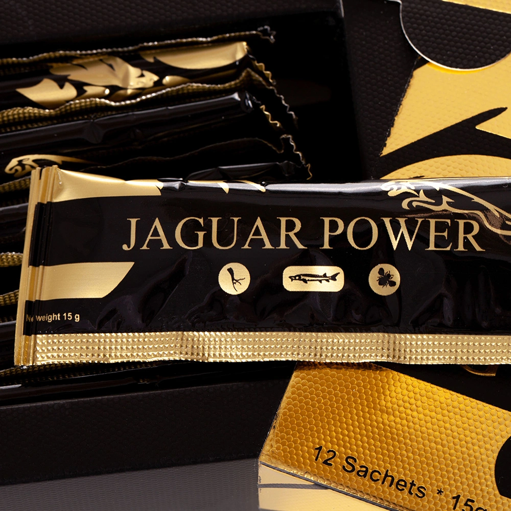 Mejor proveedor de energía Jaguar real de la miel La miel para los hombres 12 sobrecitos * 15g