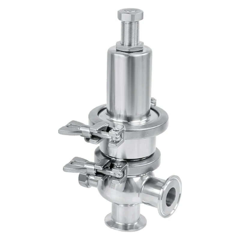 CE Donjoy Sanitary Stainless Steel Safety Valve for Pipe Line