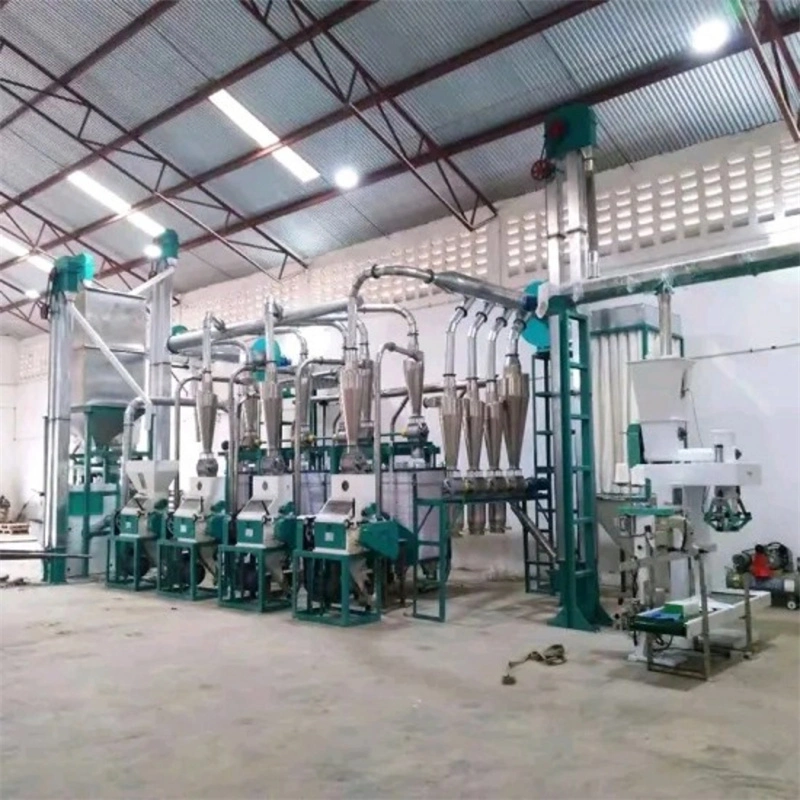 20 Tpd Maize Milling Machine Grain Processing Device Corn Flour Mill Machine