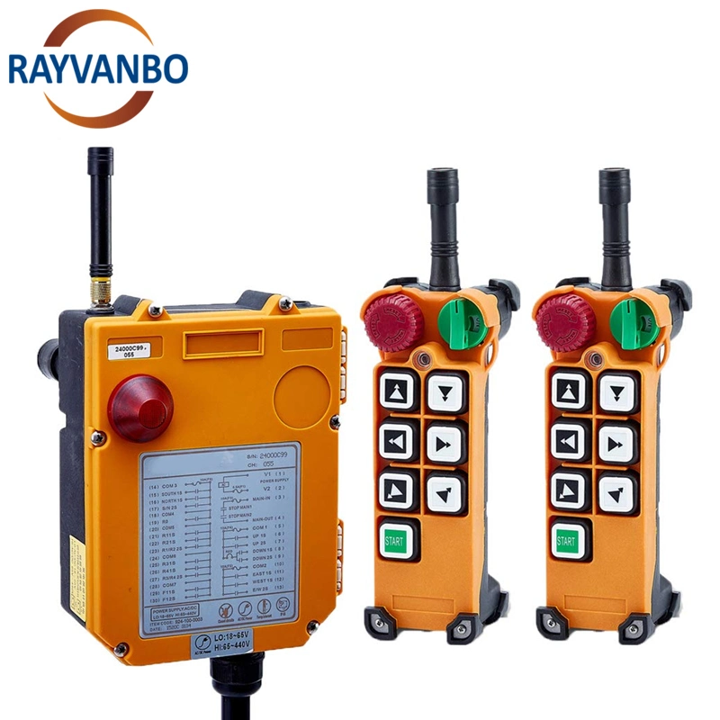 Industrial Crane Wireless Remote Control F24-6D for Hoist Crane 1 Transmitter 6 Keys