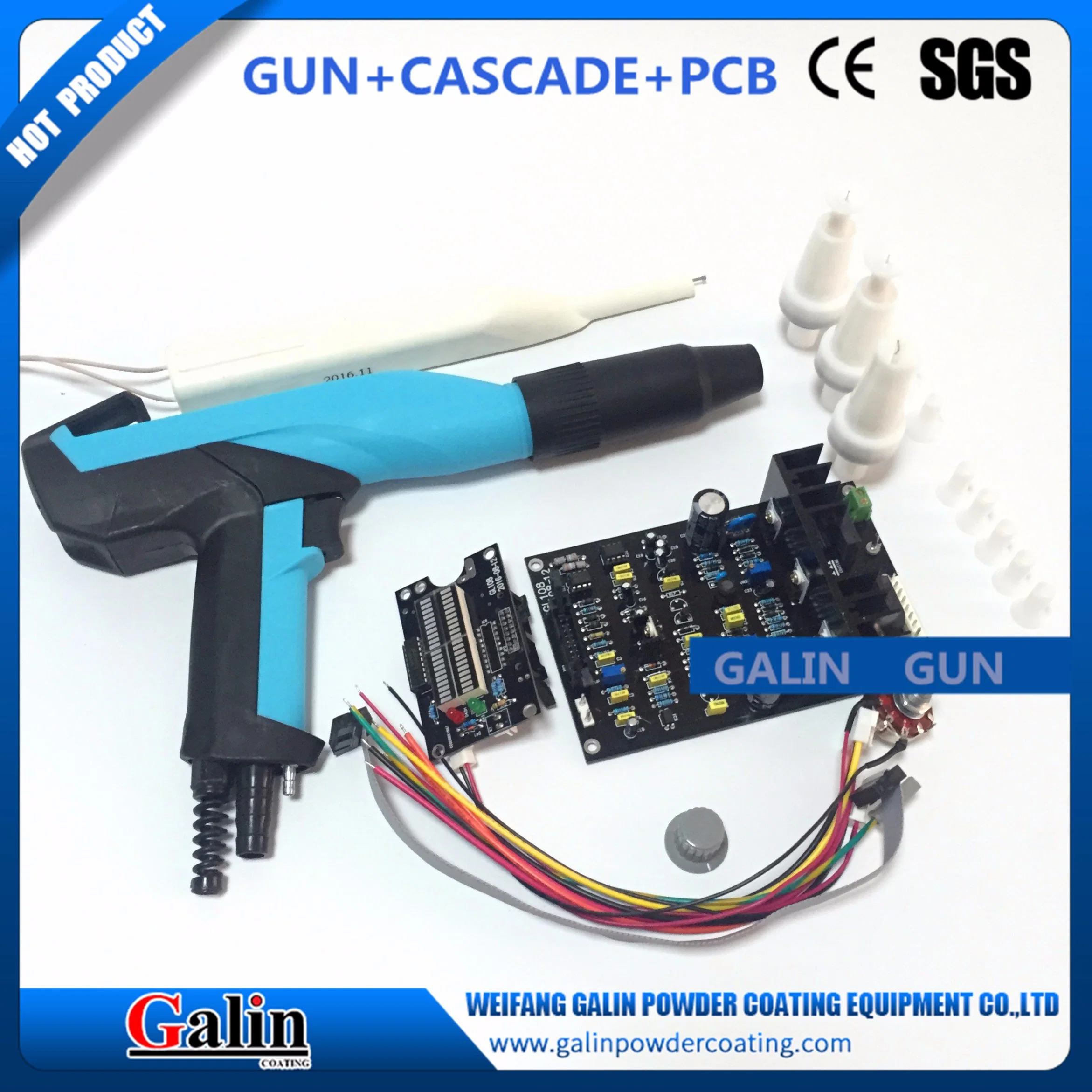 Powder Coating / Spray Gun +High Voltage Generator / Cascade +PCB / Circuit Board for Powder Coating/Spraying/Sprinking Machine