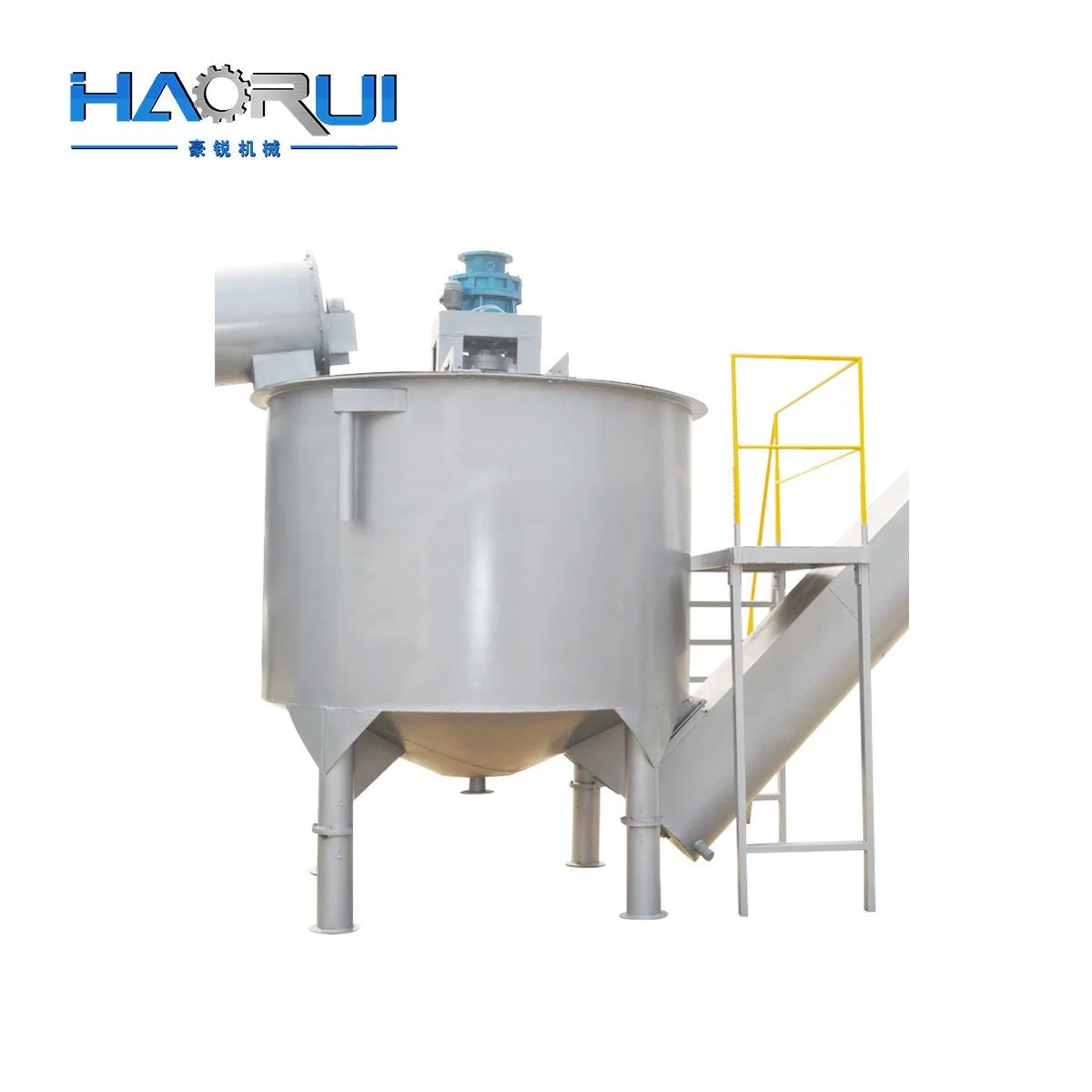 Pet Bottle Flakes Hot Washing Machine Plastic Hot Washer From Haorui