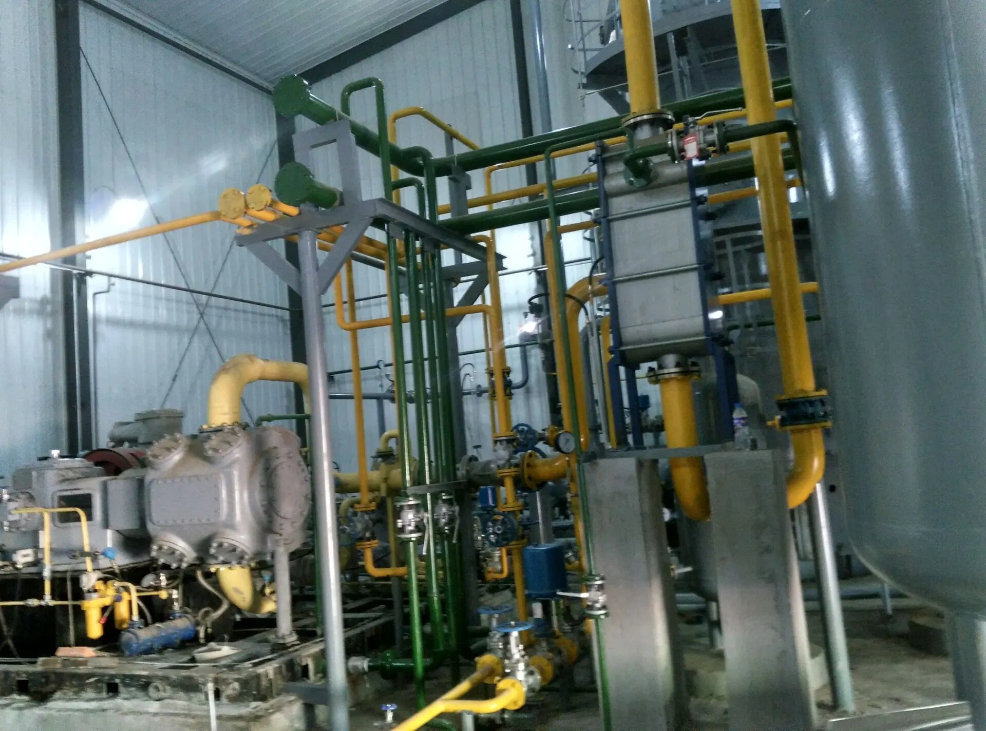 Tipo de Absorção química de biogás de atualizar o sistema de gás natural (CNG)