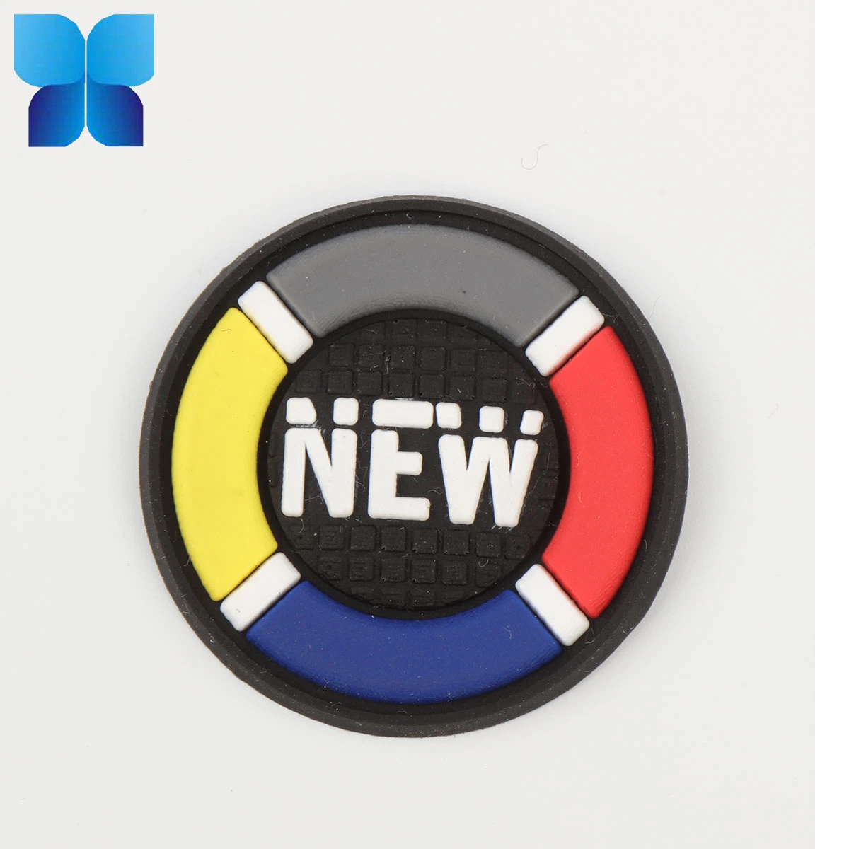 Hot Sell 2D/3D Multicolor Silicone Badge PVC Patch Rubber Label for Belt/Clothing