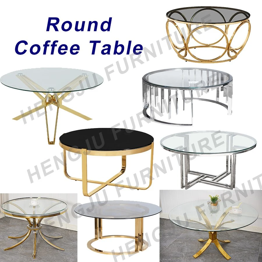 Stainless Steel Smart Living Room Center Coffee Table Set Indoor Furniture Manufacture Mirrored Metal High quality/High cost performance  China Modern