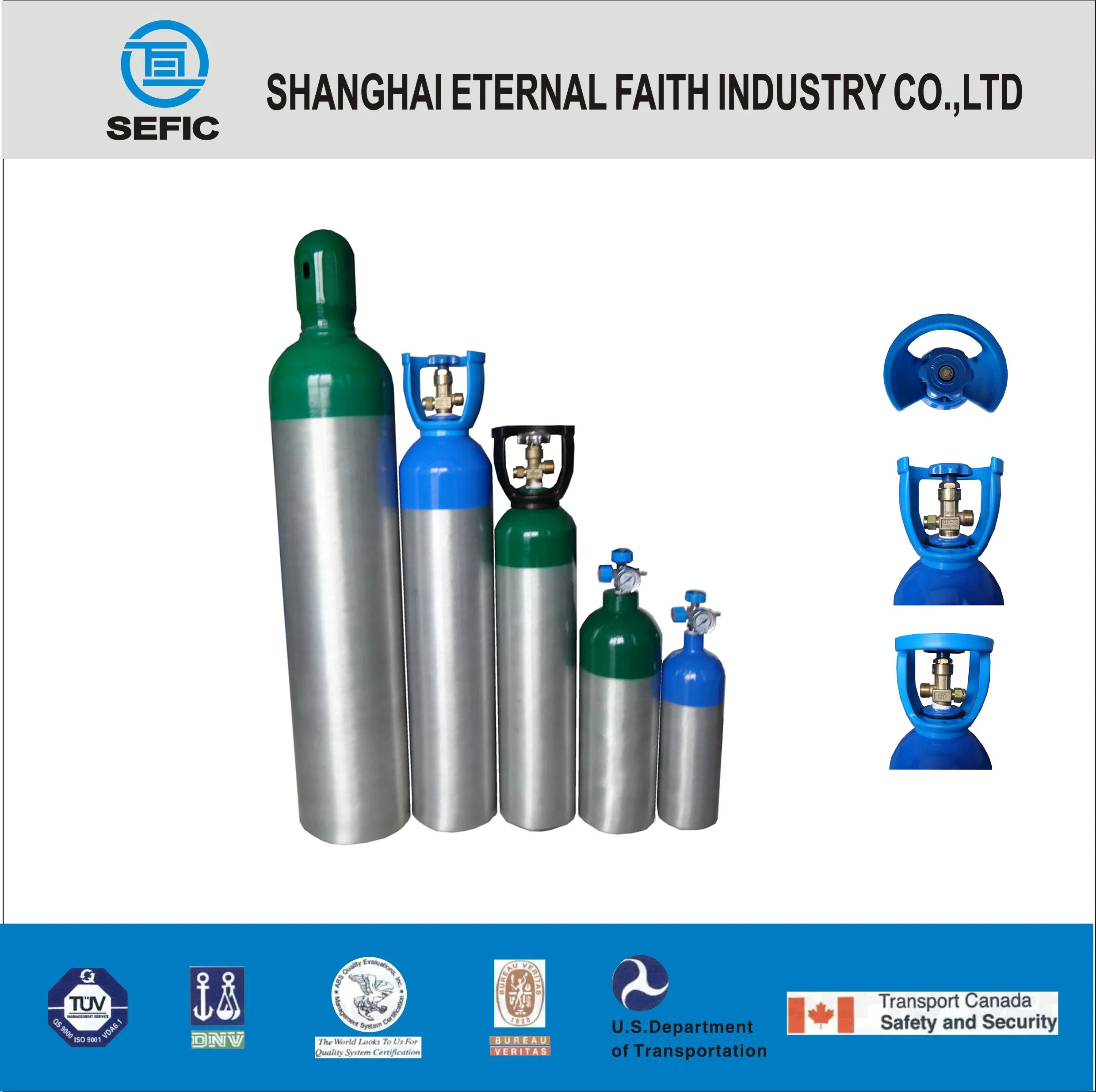 Certificated High Pressure Aluminum Cylinder Container