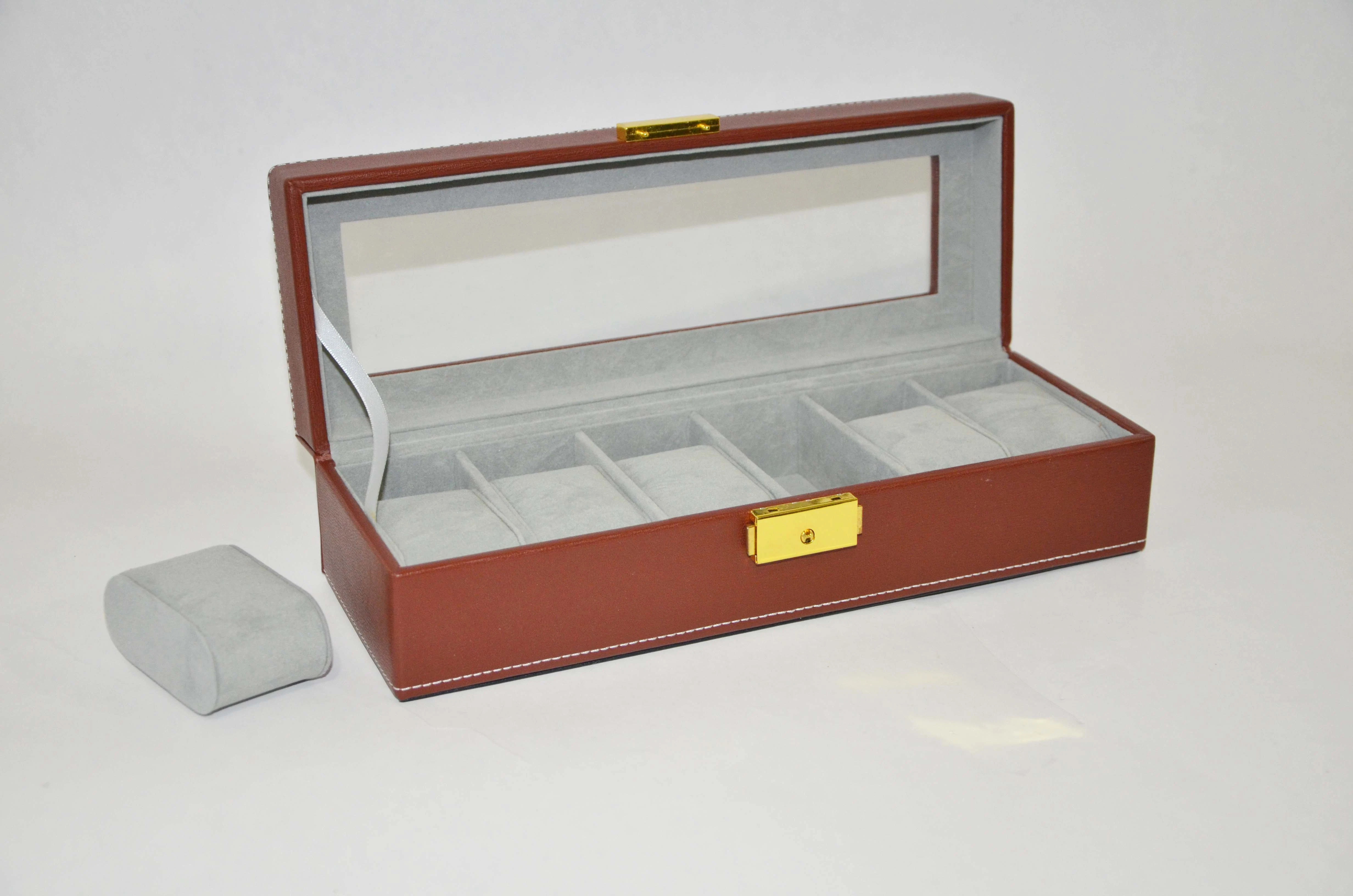 OEM Uhr Kosmetische Leder Box / Uhrenbox für 4 Uhren