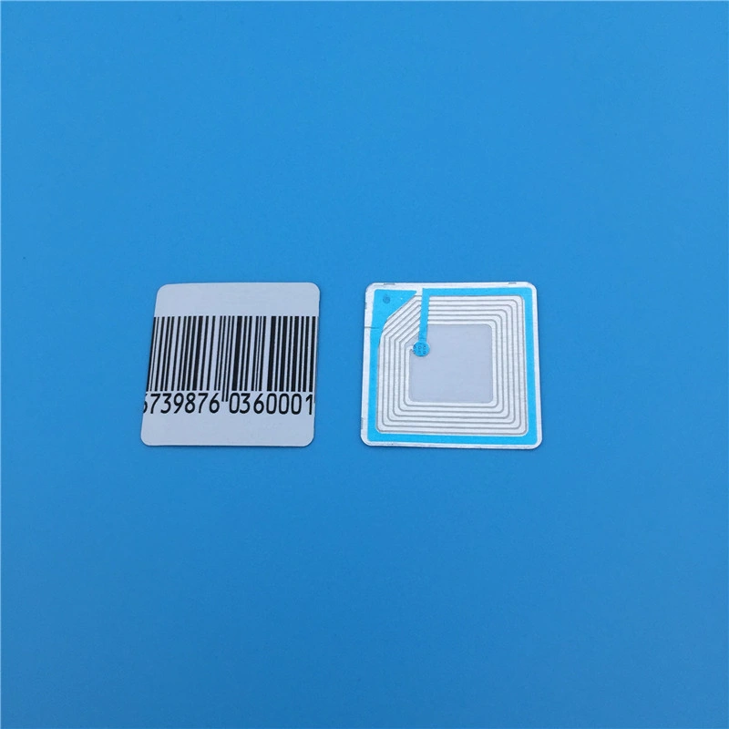 Square RF Soft Tag 8.2MHz EAS Anti Theft Retail Security Alarm Sticker Bar Code Secure Label