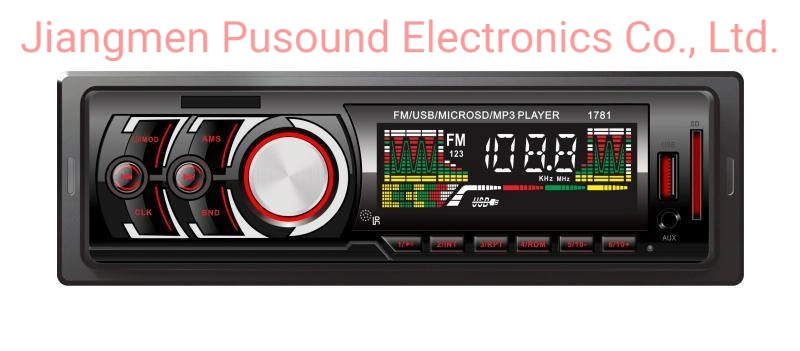 Sound Radio MP3 LED Display Car FM Player with Bluetooth