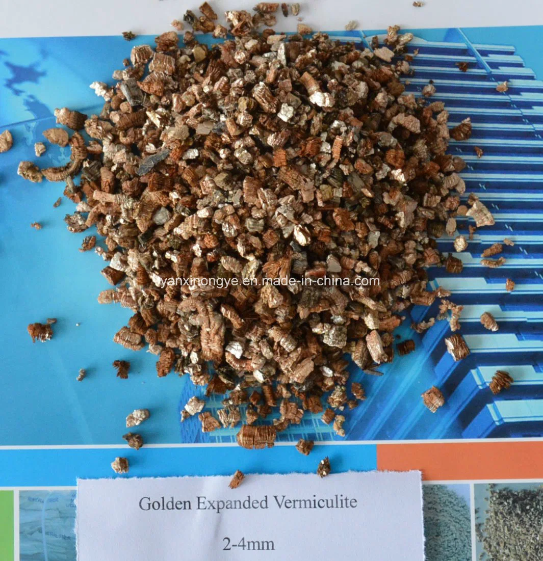 High quality/High cost performance  Construction Material Heat Insulation Material Golden and Silvery Expanded Vermiculite Crude Vermiculite