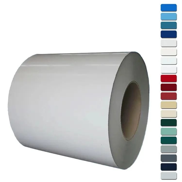 PPGI 0.4mm Color Coated Steel White Color Code 9016 Prepainted Galvanized Steel Coil