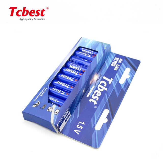 Tcbest Wholesale AAA AA Battery Alkaline 1.5V Lr6 AA Am4 Lr03 Battery with MSDS for Toy Car/ Remote Control/Slarm Clock