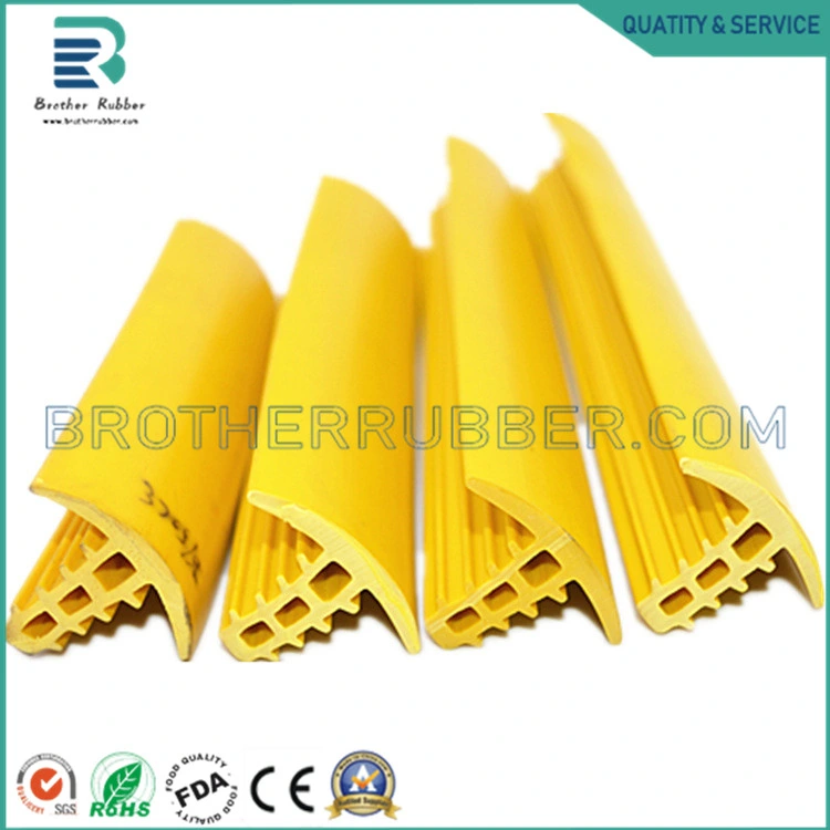 Custom Colorful T-Shape Extruded Rubber Strip for Solar Photovoltaic Panel