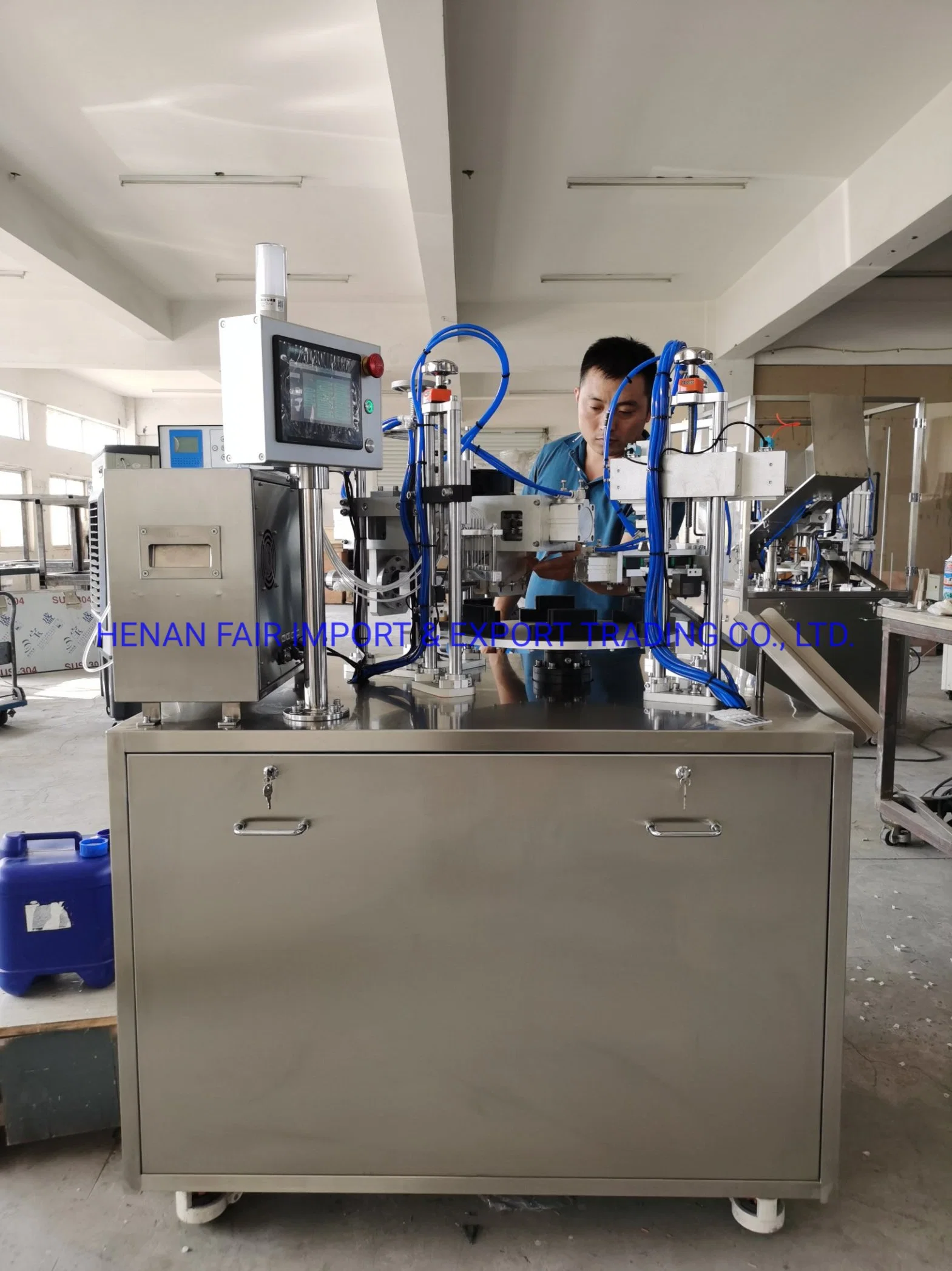 Automatic Vial Plastic Ampoule Form Fill Seal Machine for Syrup Pharm Gel Energy Liquid Packing