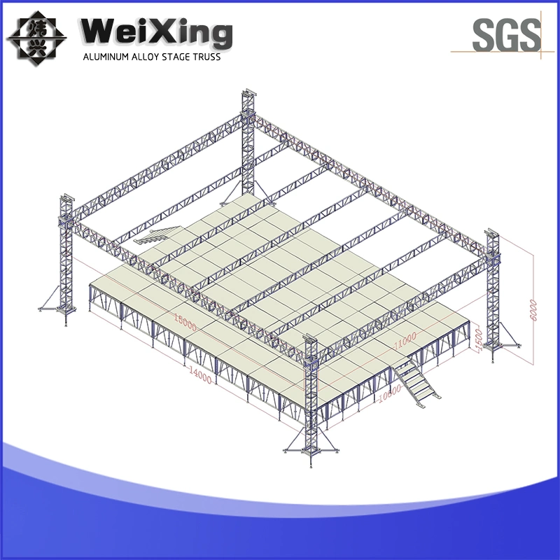 China Spigot or Bolt Connection Way Aluminum Decorate Circle Truss Lighting System Truss