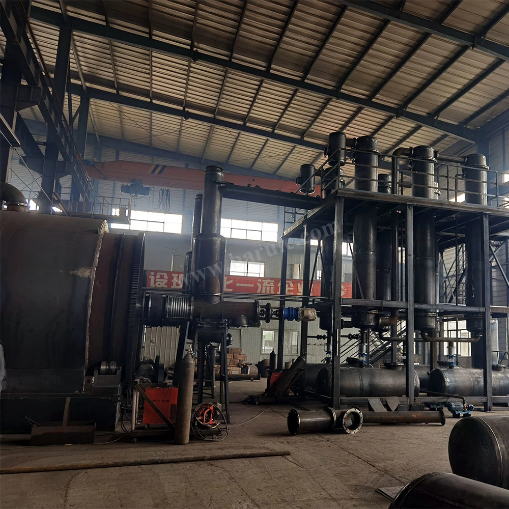 Domestic Garbage Plastic to Oil Processing Pyrolysis Machine