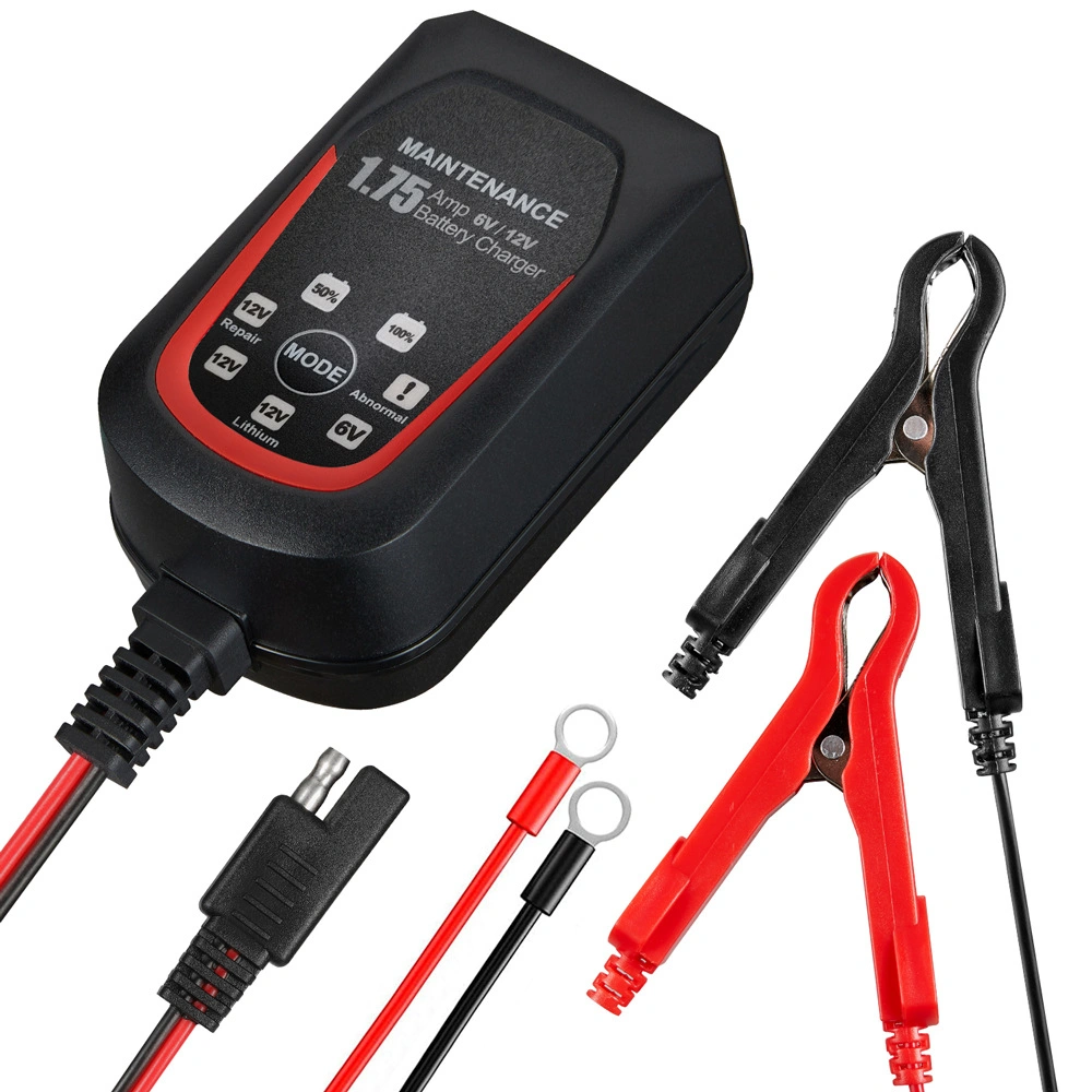 Chinese Factory Car Battery Charger 12V Pulse Repair Lithium-Ion Battery Lead-Acid Battery