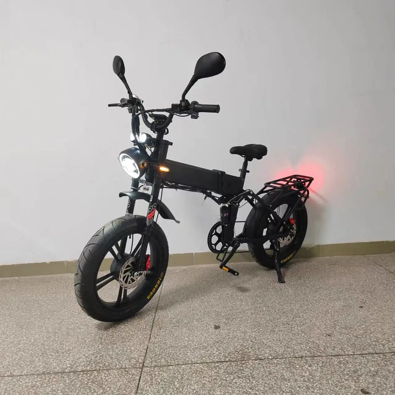 دراجة كهربائية قابلة للطي بقوة 2000 واط محرك ثنائي 21ah/48V Samsung Fat Electric دراجة هوائية