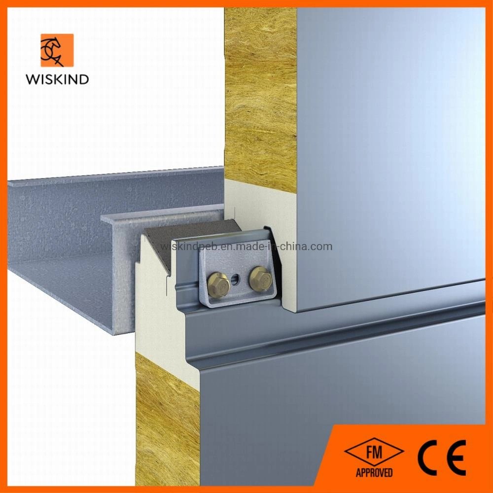 60mm 80mm 100mm 120mm 150mm Insulation Rock Wool Composite Board for Wall System Roof System