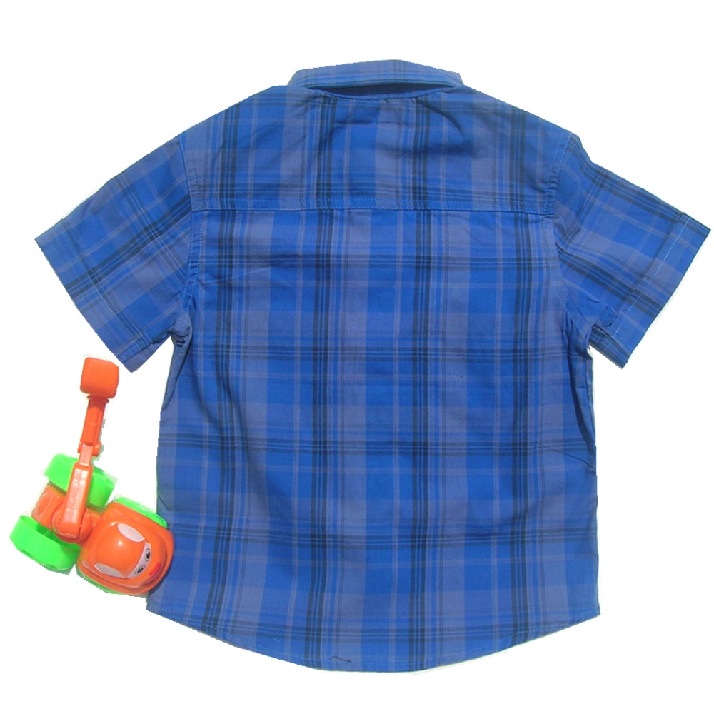 Fashion Summer Kid's Short Sleeve Woven Shirts