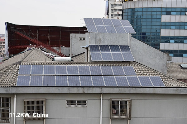 Comercial de 182mm Negro/hogar Solar Panel Solar monocristalino de Sistema de almacenamiento de energía