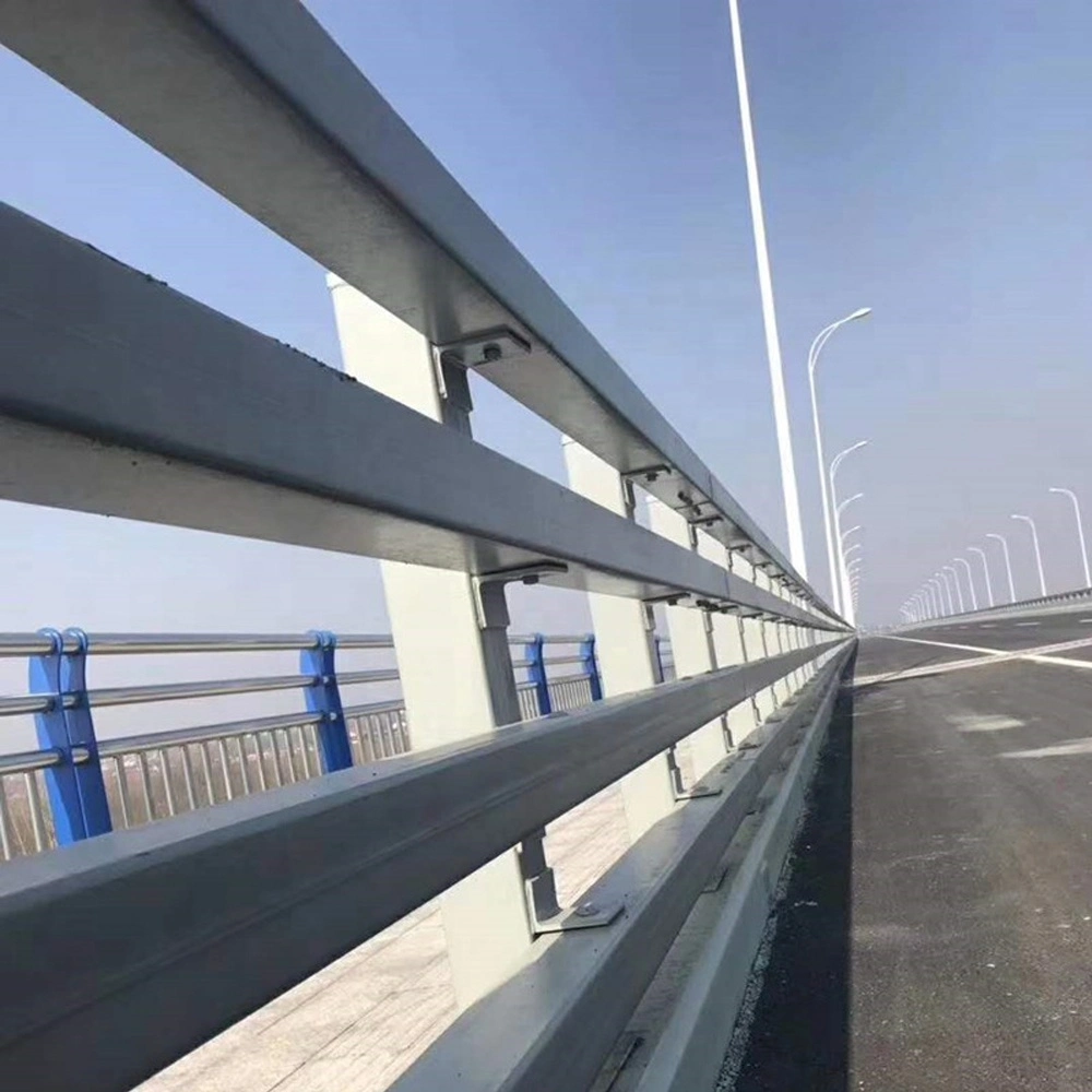 Metal Road Barrier Hot Dipped Galvanized Bridge Guardrails Made in China