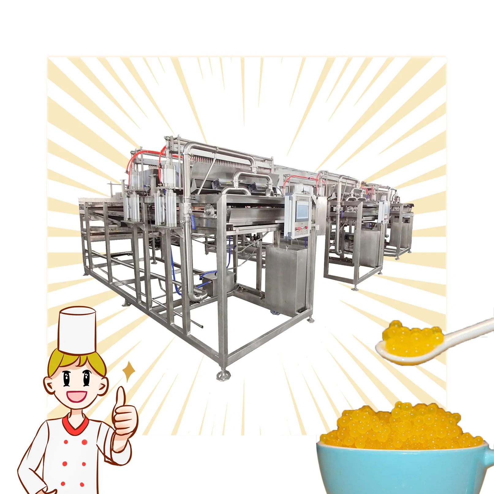 Factory Outlet Popping Boba Making Machine Jelly Boba Machine Jelly Ball Machinery