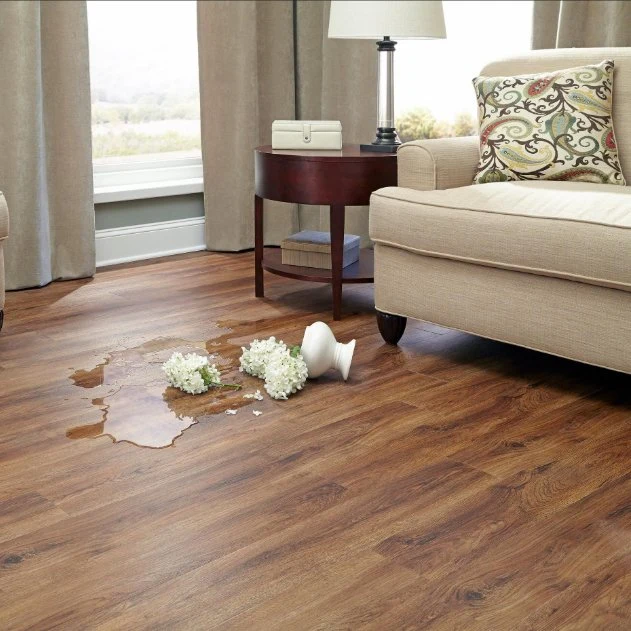 Click Anti-Slip Low Maintion Solid Floor Easy Clean AC3 Mhdf Laminate Flooring