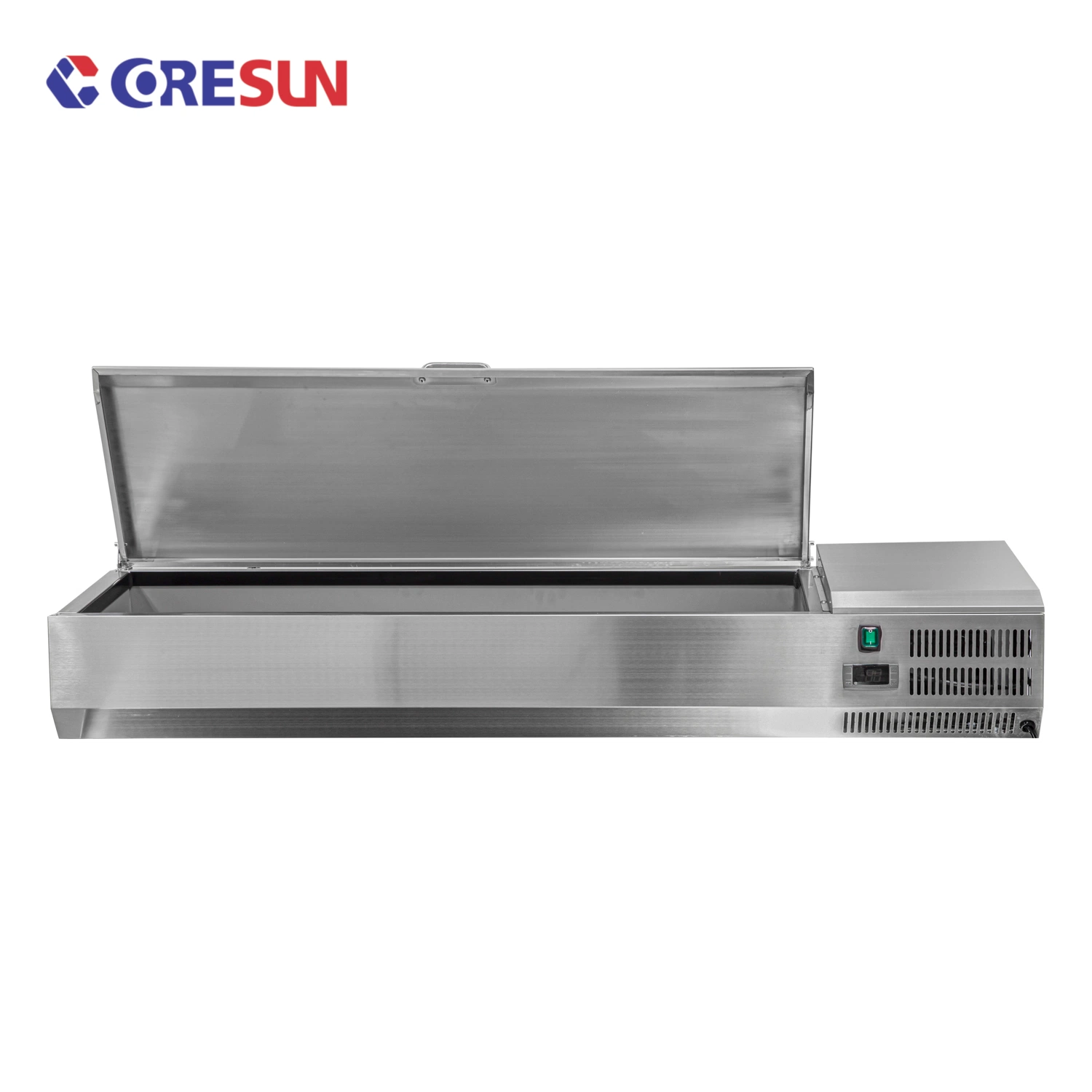 Equipamento de refrigeração comercial/Bar de saladas/Bar de saladas/Bar de saladas com tampo de mesa Frigorífico com Monitor Buffet