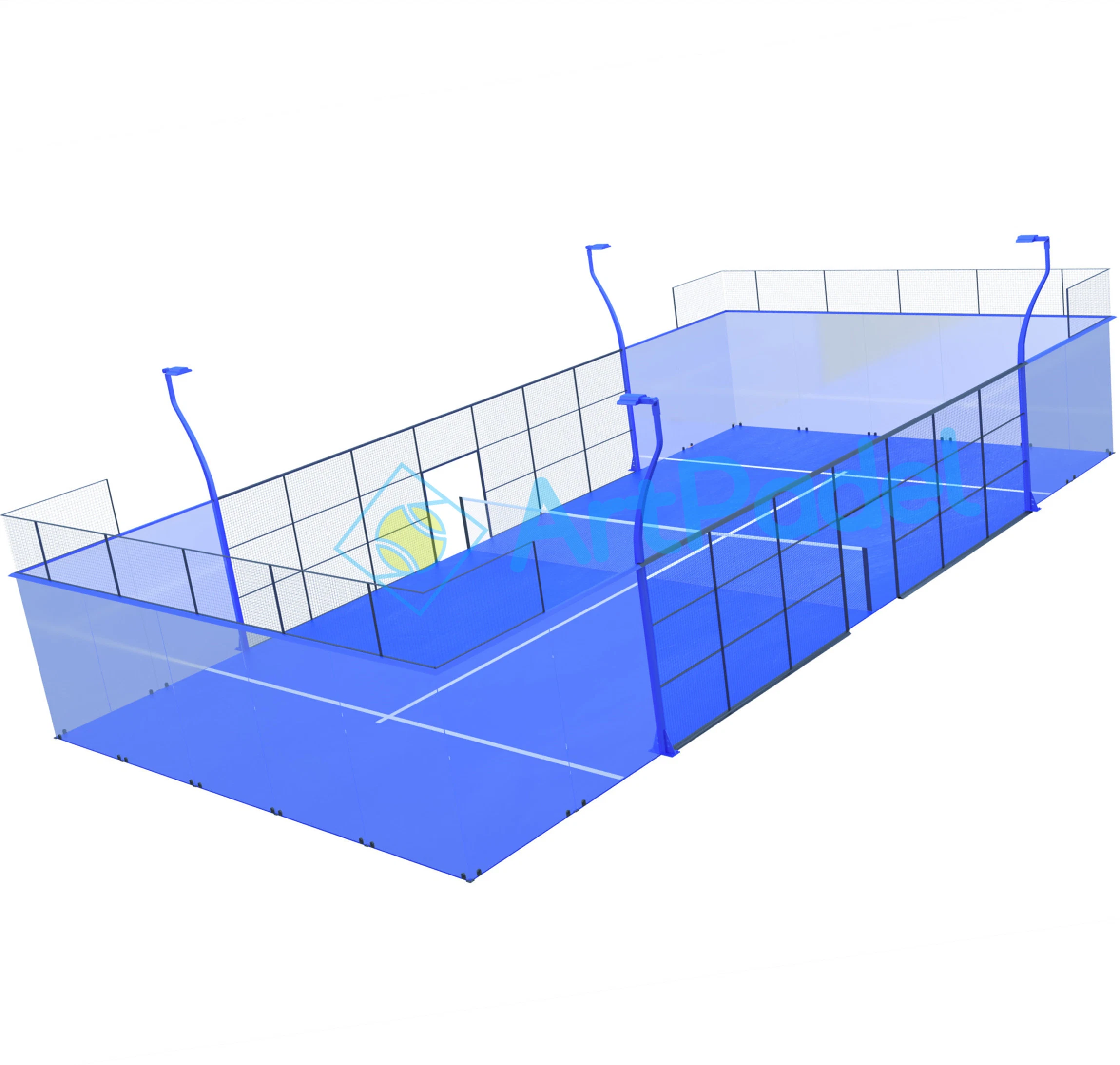 Art Padel Завод Производство Профессиональные Двойные Enhanced Padel Суд Теннисный корт Padle