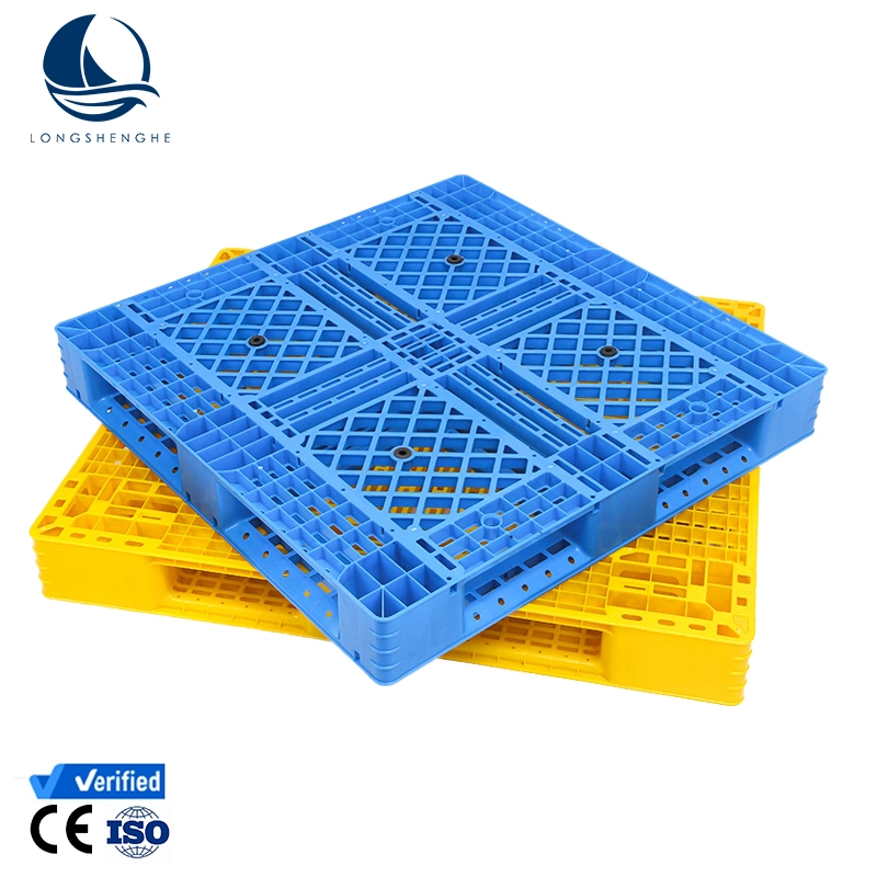 Longshenghe Heavy Duty Plastic Pallet Cheap Price Reinforced Racking Euro 3 Runners