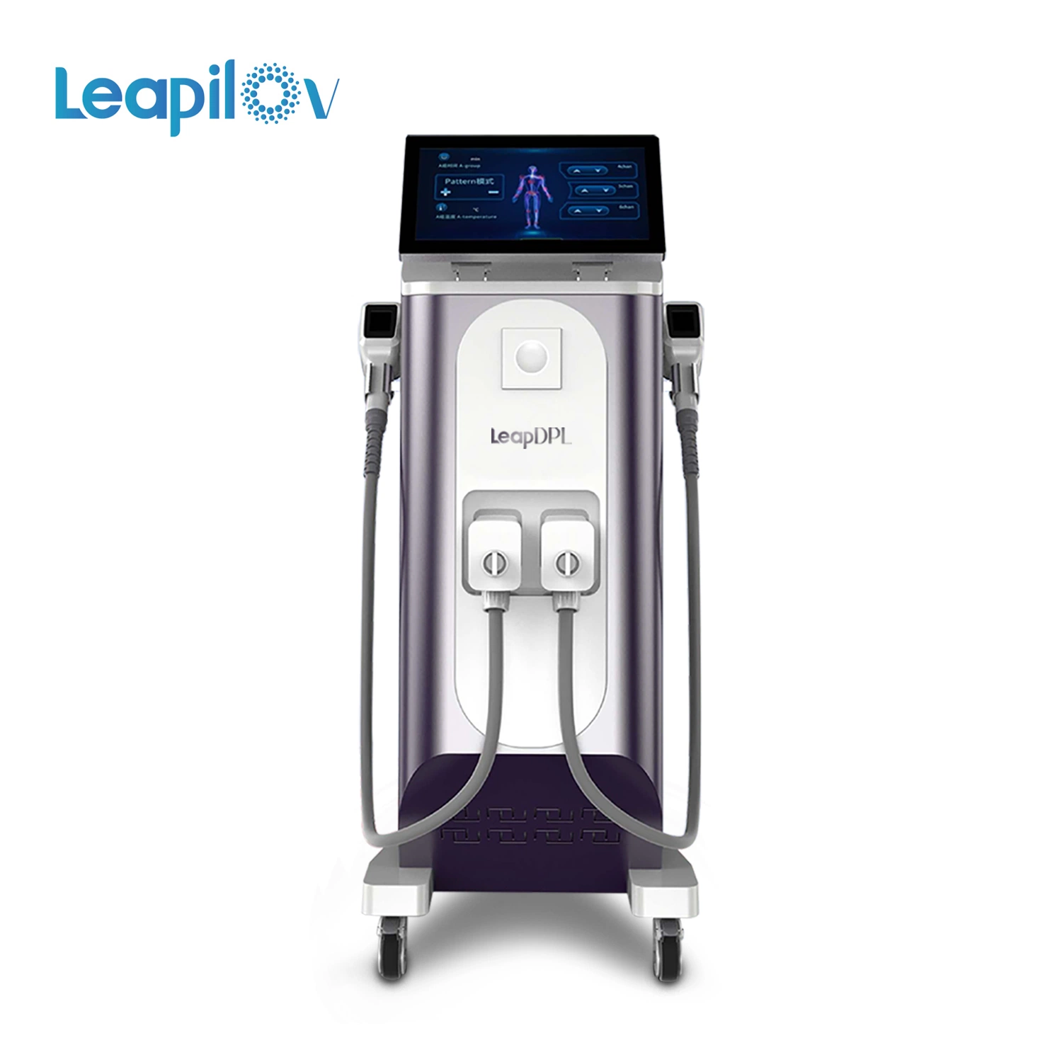 Venta en caliente IPL máquina de depilación dispositivo de rejuvenecimiento de piel fotónica Máquina DPL de doble asa