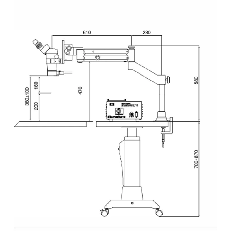 Low Price Factory Price Professional Ophthalmic Manual Discount China Good Operating Microscope