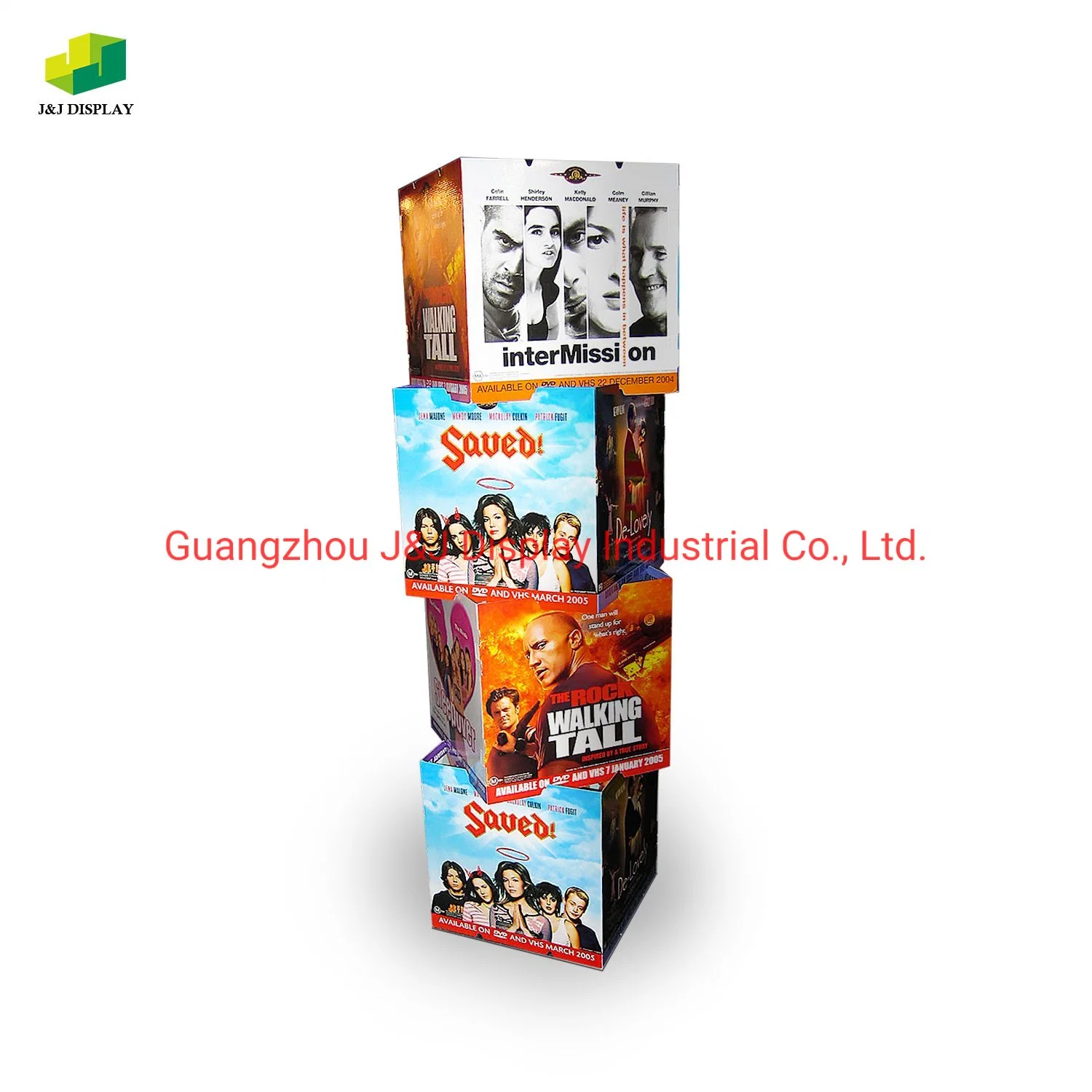 Wholesale/Supplier Exquisite Pop up Display Supermarket Advertising Cardboard Storage Rack for Retail Food