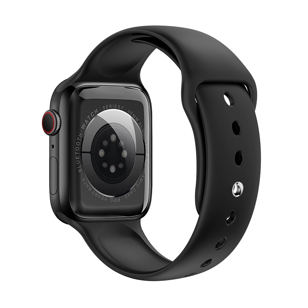 Weihnachtsgeschenk Smartwatch 1,83 Zoll Vierkant Bildschirm Wireless Charger Fitness Serie 7 F7 Smart Sport Uhren für Mann Frau