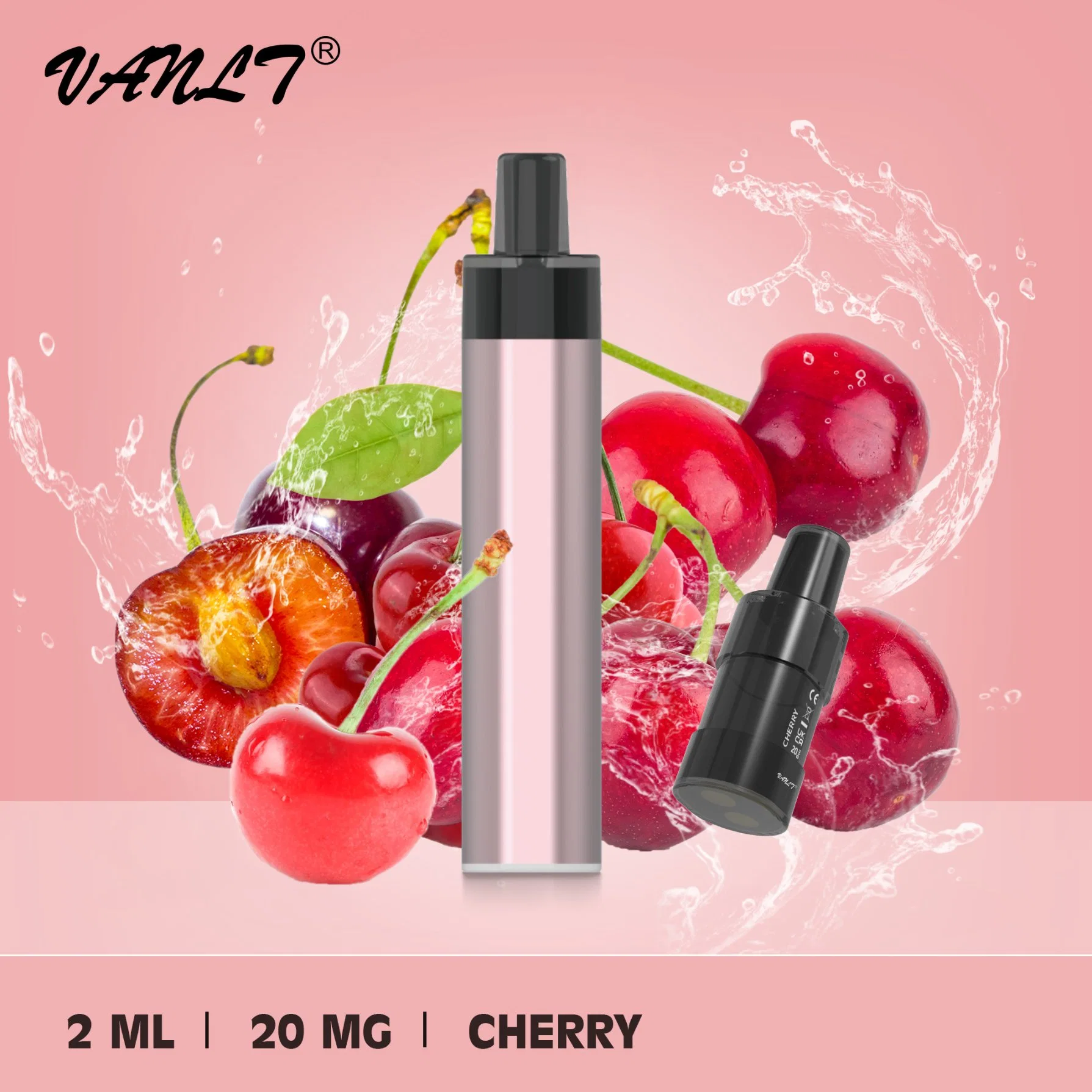 Wholesale/Supplier Disposable/Chargeable New Electric Vape Hookah Shisha Vaporizer Smoking Custom Vaporizer Pen Cherry Flavored