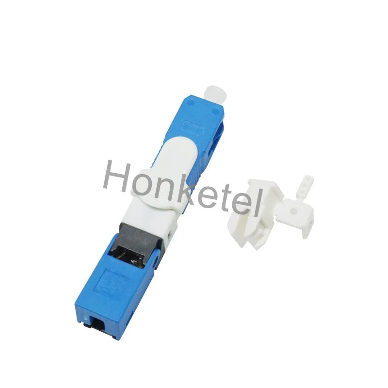 FTTX FTTH Sc Upc Sc PC Optical Fiber Cable Quick Connector Fast Assembly Sc Fast Connector