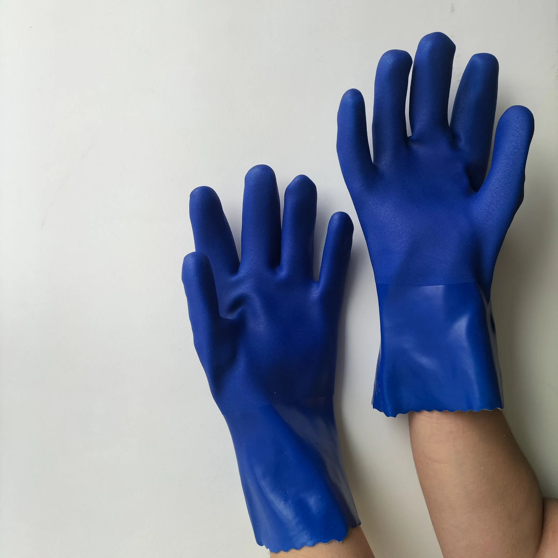 PVC Dipped Safety Working Gloves Work Glove PVC Dipped Labor Gloves