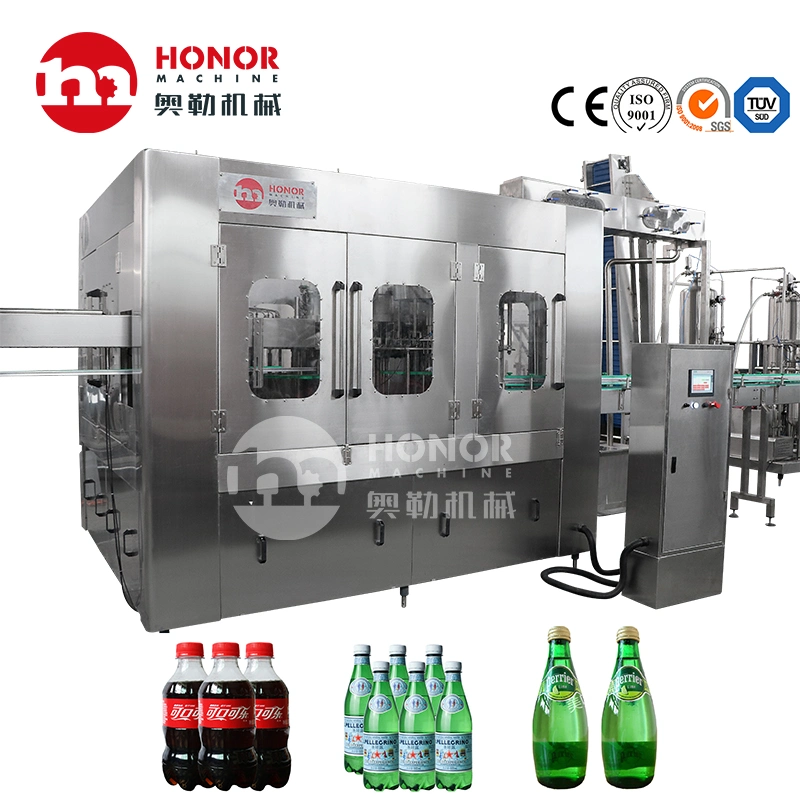 The Computer Control System Is Developed for Gas Beverage Production Line