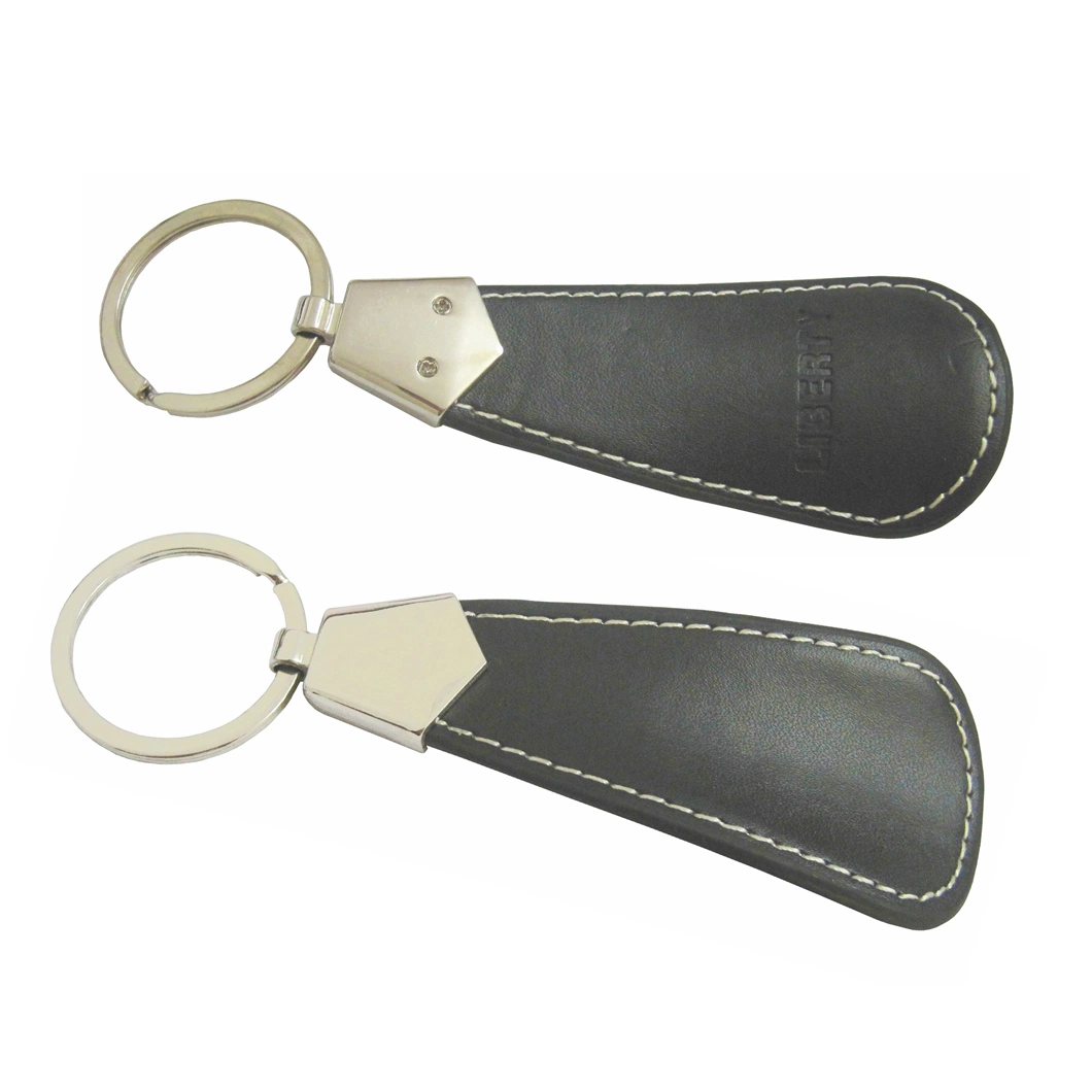 China Wholesale/Supplier Personalized Fashion Leather Shoe Keychain Custom Various Colors PU Shoe Horns Keychain for Promotional Gift (A2102051)